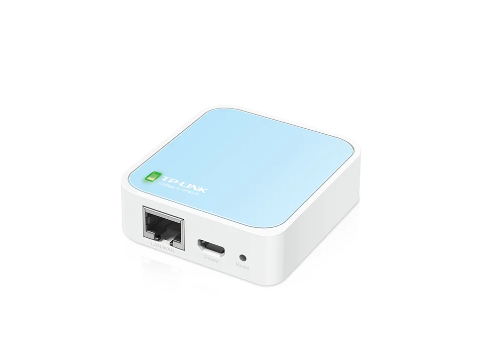 Tp-Link Tl-Wr802n Ethernet R&aacute;pido Azul  Color Blan