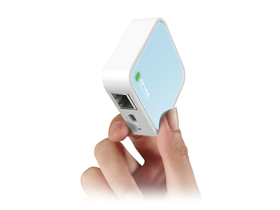 Tp-Link Tl-Wr802n Ethernet R&aacute;pido Azul  Color Blan