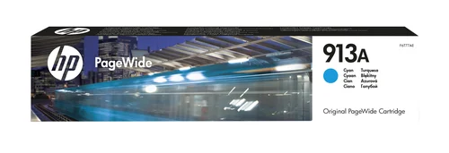 Hp Ink Cart. Pagewide F6t77ae No. 913a F?r Pagewide Pro 352/452 Cyan