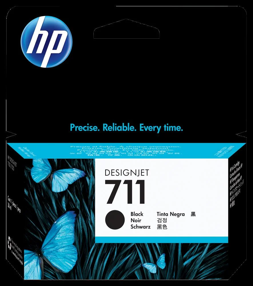 Hp Cartucho de Tinta Designjet 711 Negro de 38 Ml
