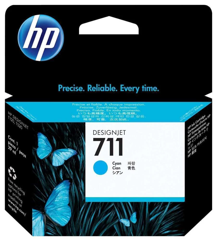 Tinteiro Hp 711 Cyan Cz130a