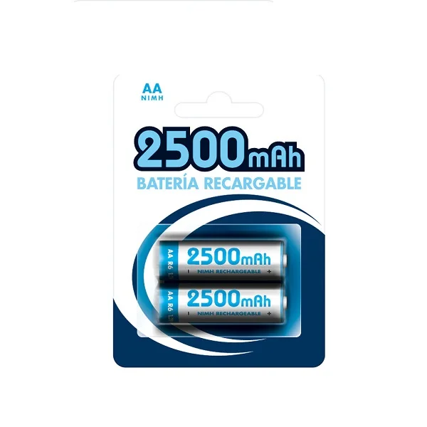 Bateria Recarreg&aacute;vel Ni-Mh Aa/Rc06 1.2v 2500mah
