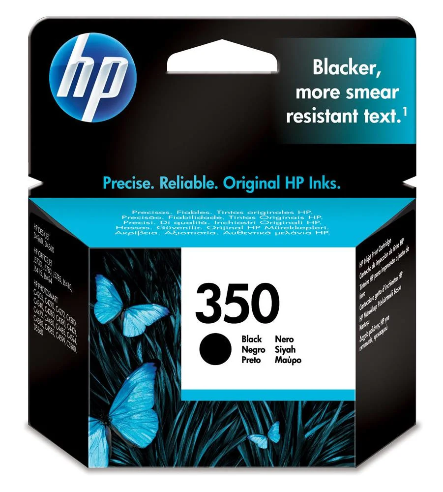 Hp Cartucho de Tinta Original 350 Negro