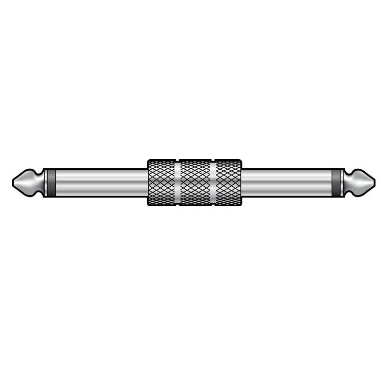 Adaptador Jack 6.3mm Mono Macho Para Jack 6.3mm