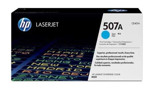 Hp 507a Laser Cartridge 6000p&aacute;ginas Ciano