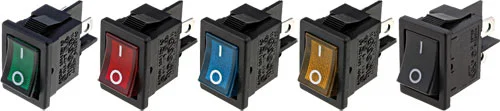 Interruptor Rocker 6a/250vac Verde