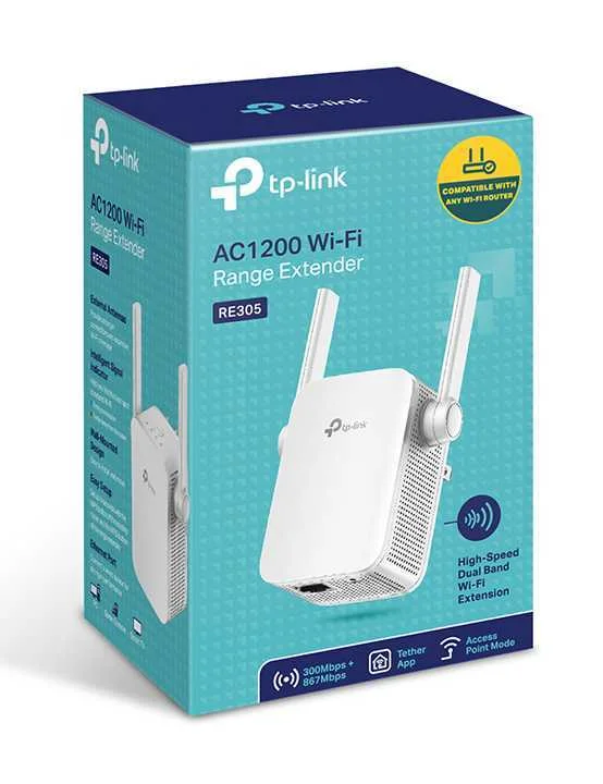Repetidor Wifi Tp-Link Re305 V3 Ac 1200 