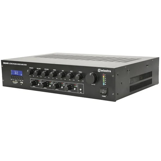 Rm244v Mixer-Amp With 4-Zone Paging
