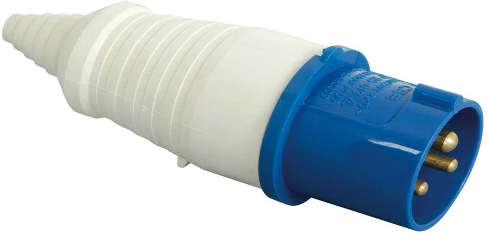Ficha de Alimenta&ccedil;ao Macho Chassi 250v 16a 3 Polos