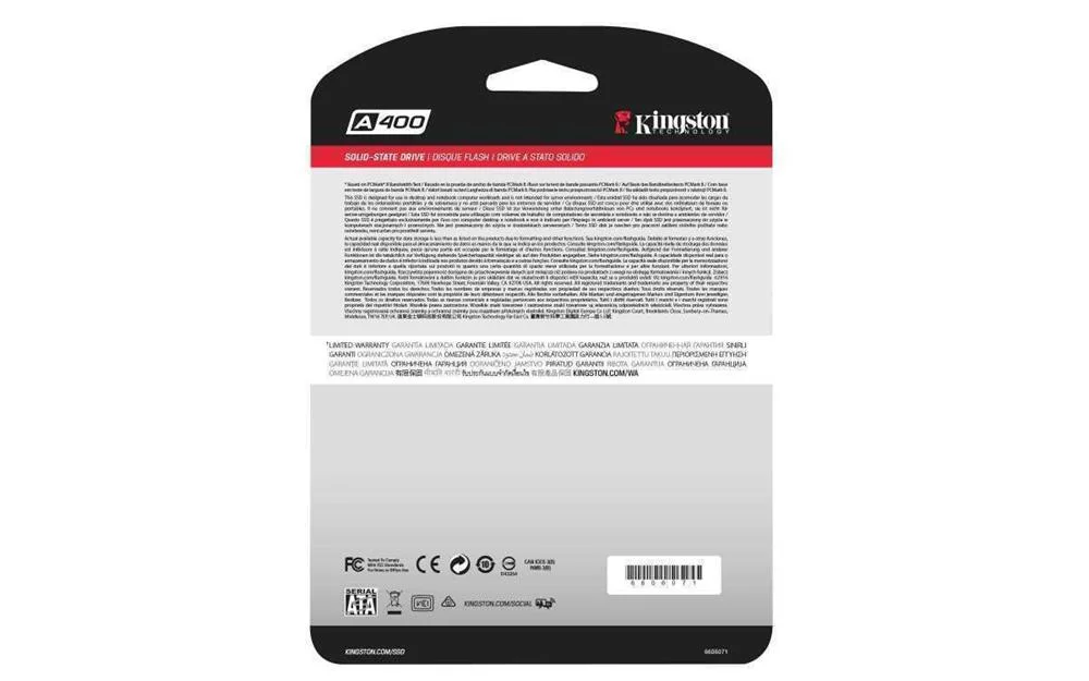 Kingston A400 SSD 480gb