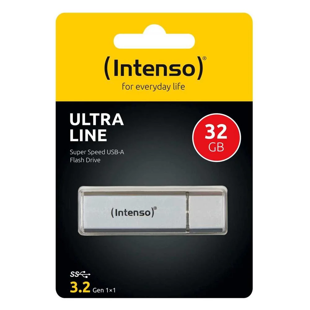 Mem&oacute;ria Usb Intenso Ultra Line Usb 3.0 32 Gb Branco 32 Gb Mem&oacute;ria Usb 