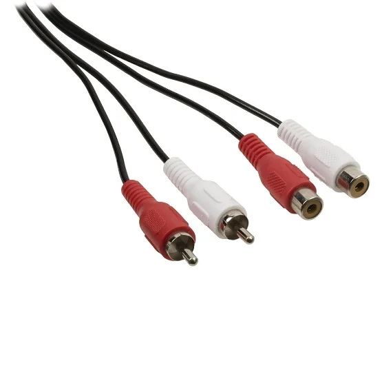 Cabo 2 Rca Macho Para 2 Rca Femea 10M