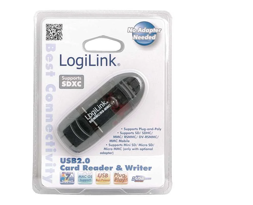 Leitor de Cart&otilde;es Usb 2.0 Logilink