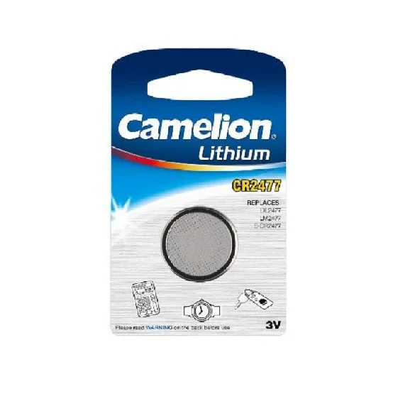 Pilha Bot&atilde;o Litio Cr2477 3v Camelion