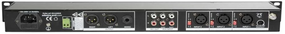 Misturador Rack com Bluetooth e Leitor Usb/Fm