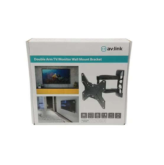 Montaje En Pared Tv/Monitor 26'-42' Doble.