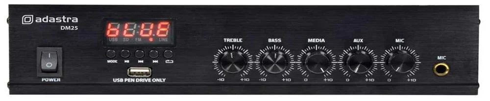 Amplificador Est&eacute;reo Usb/Fm Y Bluetooth 50w