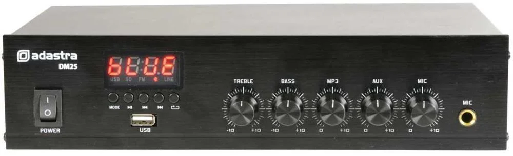 Amplificador Est&eacute;reo Usb/Fm Y Bluetooth 50w