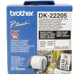Papel Cont&iacute;nuo para Impressoras Brother Dk-22205