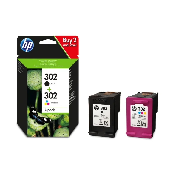 Cartucho de Tinta Compatible Hp 302 (2 Pcs)