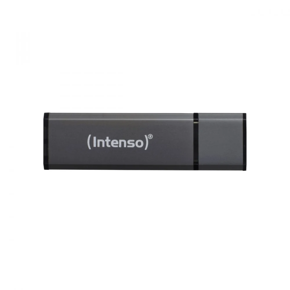 Mem&oacute;ria Usb e Micro Usb Intenso Alu Line 64 Gb Antracite 64 Gb Mem&oacute;ria Usb 