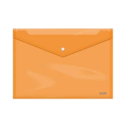 Sobres Polipropileno Broche Naranja Folio Apaisad.