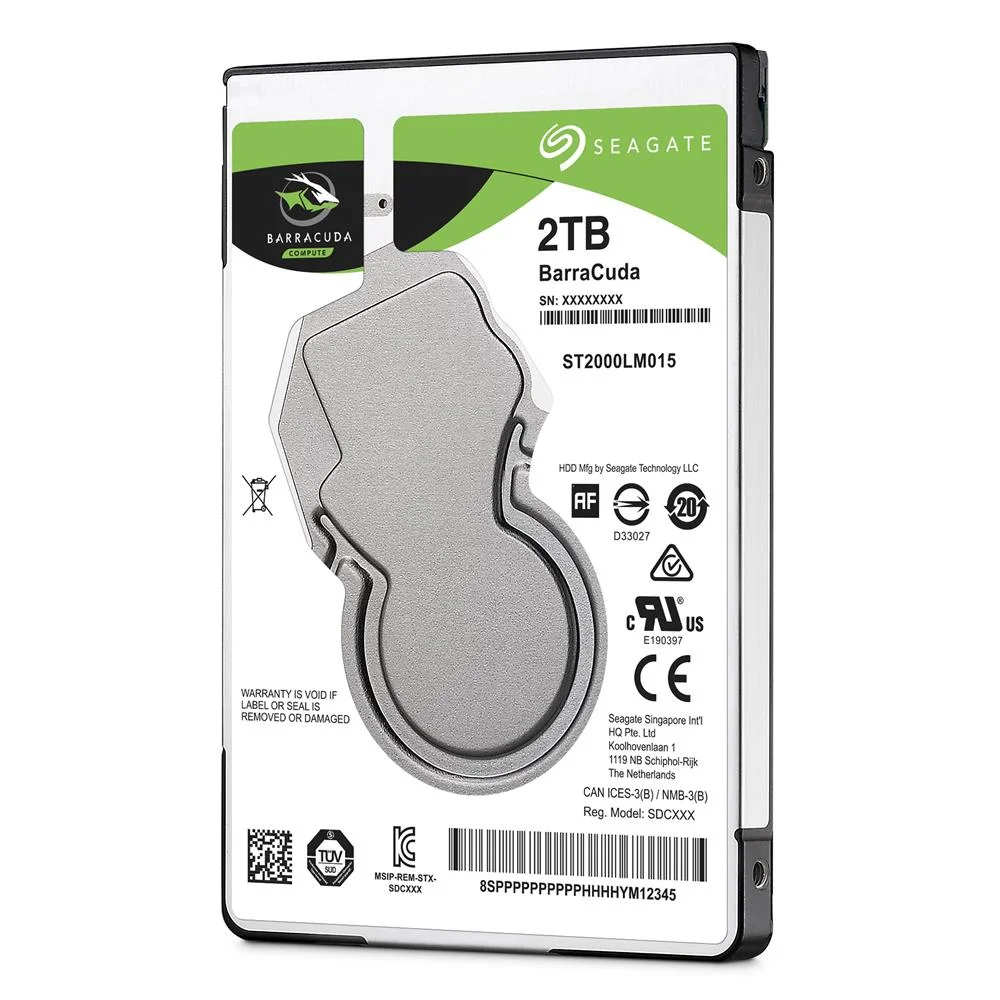 Disco Duro 2.5  2tb Sata 3 Seagate 128mb Barracuda