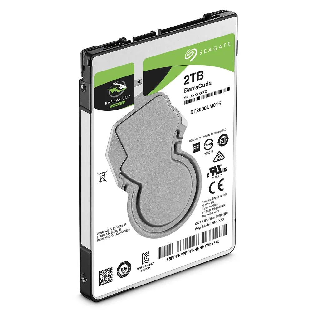 Disco Duro 2.5  2tb Sata 3 Seagate 128mb Barracuda