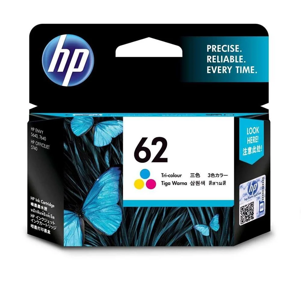 Hp Ink Cart. C2p06ae No.62 F?r Officejet 5740/5745/8000/8040/ 8045/5600/5640/5660/5665/7600/ 7640/76
