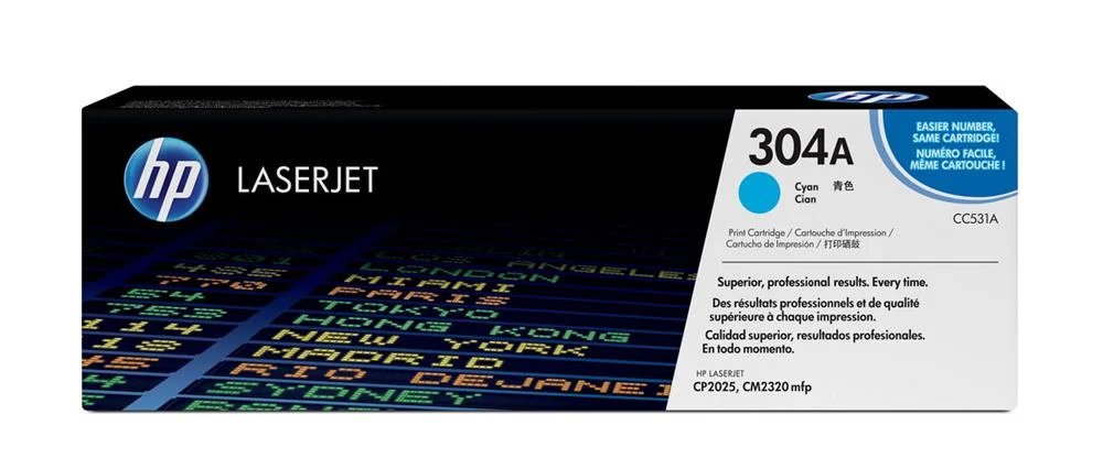 Hp Cartridge No 304a Hp304a Hp 304a Cyan (Cc531a)