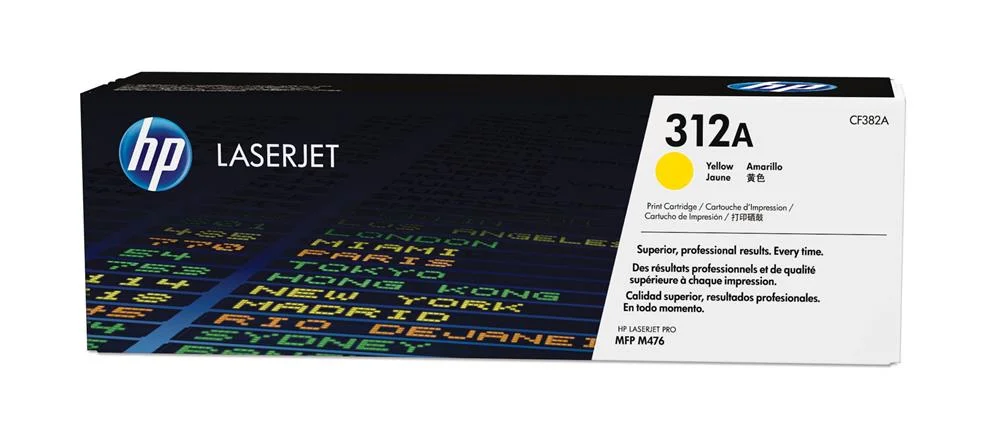 Hp Toner Cart. Cf382a (312a) F?r Laserjet Pro M476 Yellow