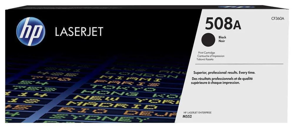 Hp Toner Cart. Cf360a (508a) F?r Lj Enterprise M552dn/ M553n/M553dn/M553x Black