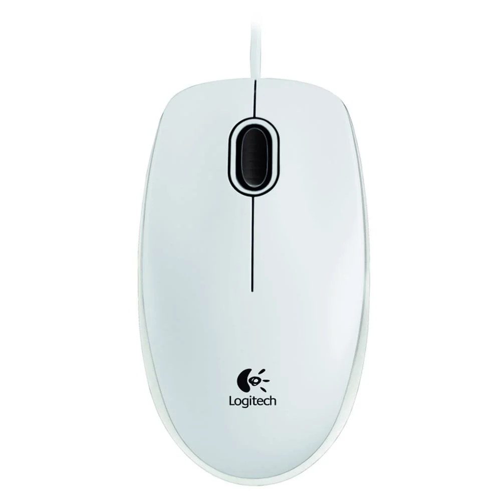 Rat&oacute;n &Oacute;ptico Logitech B100 800 Dpi Blanco
