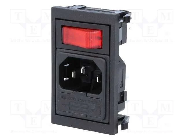 Enchufe de Conector de Alimentaci&oacute;n de Ca 10a Par.