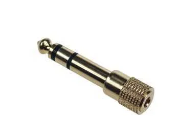 Jack Stereo 3.5mm F&ecirc;mea P/Jack Stereo 6.35mm Macho