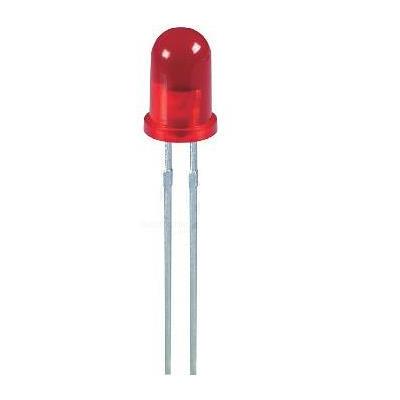 Led 5mm Vermelho Transparente 900 a 1100mcd 20&ordm;