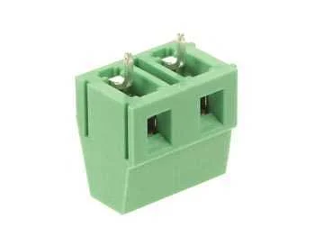 Borne de Tornillo Profesional 2 Polos Verde 7,5mm.