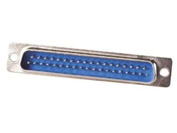 Male 37-Pin Sub-D Connector - Chassis Mounting