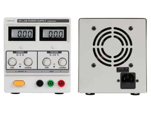 Fonte de Alimenta&ccedil;&atilde;o Dc para Laborat&oacute;rio 0-30 Vdc