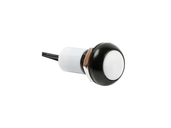 Mini Interruptor Pulsador Metalico  Bran. Bot&atilde;o 1p
