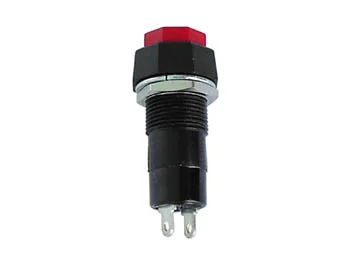 Push-Button Switch Off-(On) Red