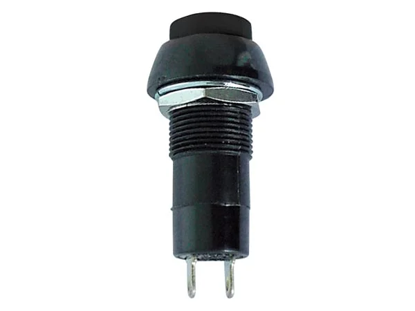 Interruptor Pulsador 1p Off-(On) Preto 1a/125v