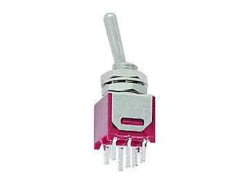 Interruptor Vertical em Miniatura Toggle-On-Off-On