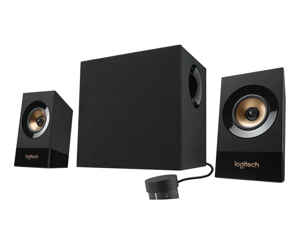 Colunas Logitech Z533 Stereo 2.1 120w Peak / 60w Rms Preto