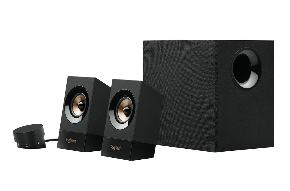 Colunas Logitech Z533 Stereo 2.1 120w Peak / 60w Rms Preto