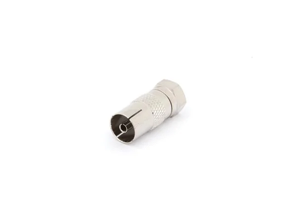 Adaptador Enchufe F Macho / Rf Tv Hembra