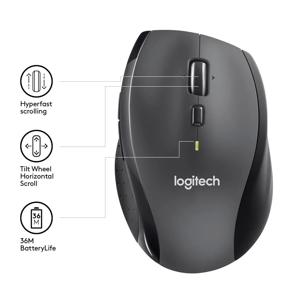 Logitech Marathon M705 Wireless Mouse (910-001949)