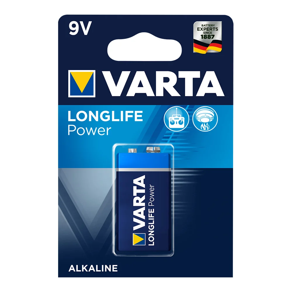 Pila Alcalina Varta 6lr61/6lp3146 9v High Energy
