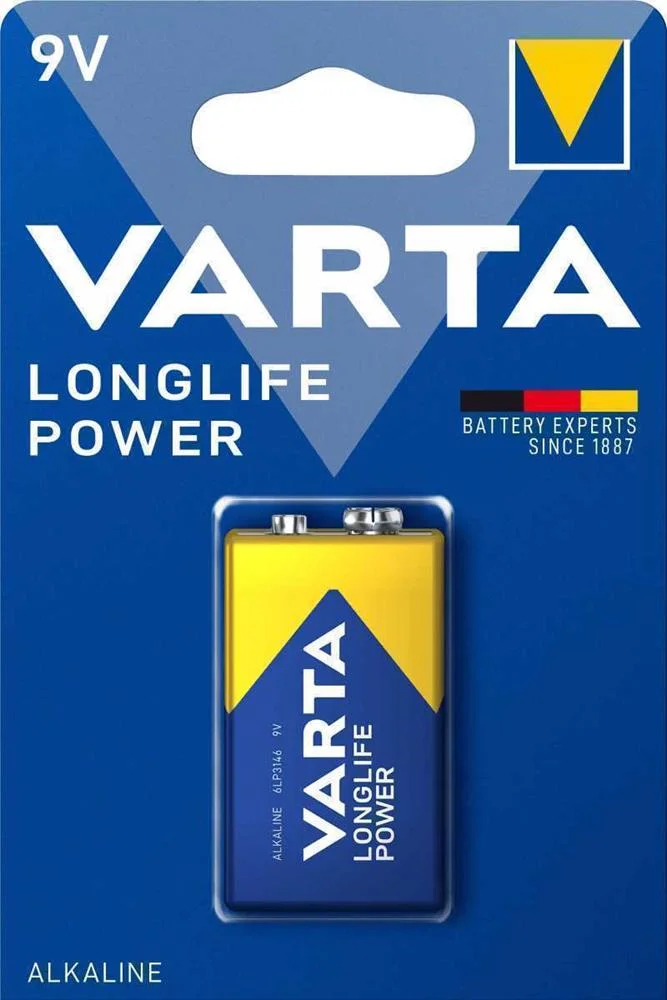 Pila Alcalina Varta 6lr61/6lp3146 9v High Energy