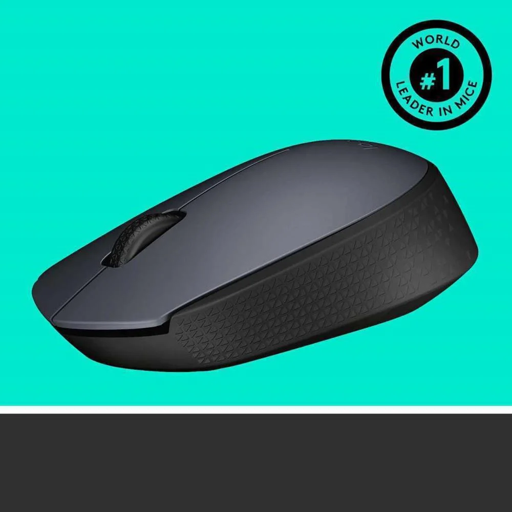 Rato &Oacute;ptico Logitech M170 Wireless 1000dpi Cinza/Preto